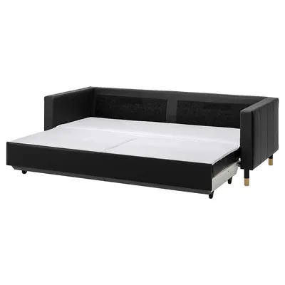 IKEA 80448181 БРИССУНД Диван-кровать с козеткой, Рудорна темно-серый от  магазина Wmart в Алматы, Астане, Усть-Каменогорске