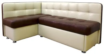 Кухонный диван со спальным местом Квадро 191х116х80 коричневый - купить в  Москве, цены на Мегамаркет