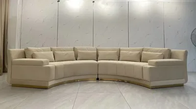 Роскошный минималистичный U-образный полукруглый диван для гостиной в  скандинавском стиле | AliExpress
