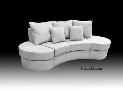 Полукруглый диван для гостиной купить в Москве и регионах по выгодной цене  - Фабрика \"Гливер\"