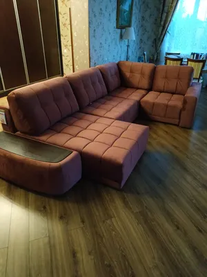 Прямой диван-кровать «Дэвис» шенилл синий купить от 134072 руб. в  интернет-магазине Фабрики PUSHE в Омске