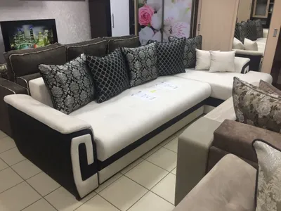 Диваны Pushe — это когда можно расставлять подушки на диване в любом  порядке и будет красиво 💗 Угловой диван «Арно» Габариты: 220×156×95… |  Instagram