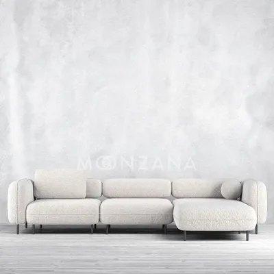Модульный диван Клауд, конфигурация 639 в стиле минимализм - Moonzana