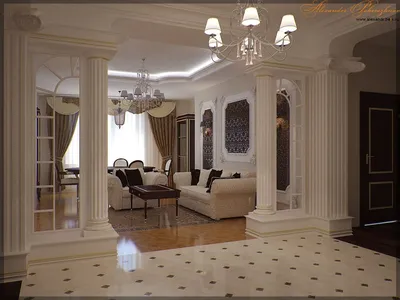 Картинка дизайна арки в частном доме