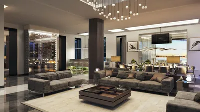 2024 ГОСТИНЫЕ фото дизайн большой гостиной в современном стиле, Киев, HOME  INTERIORS DESIGN