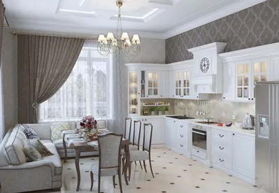 Фото дизайна кухни в доме 22 кв.м с использованием светлых оттенков