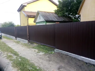 Фото профнастила для дизайна дома и забора в формате WebP