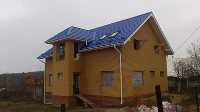 Картинка дома из кирпича с огромной кухней