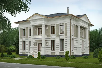 Дизайн дома в классическом стиле в формате JPG