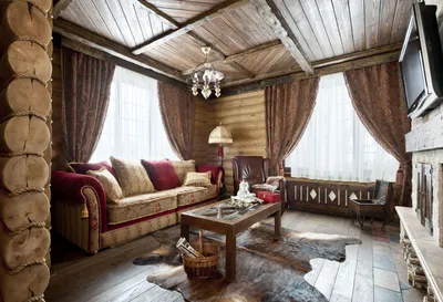 Фото кантри-дома с белыми стульями и кухонным островом