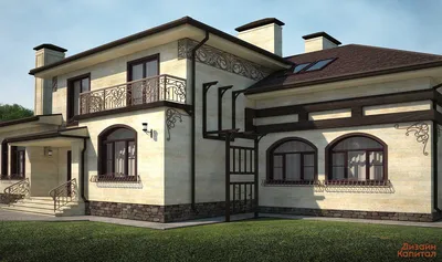 Дизайн фасадов домов фото