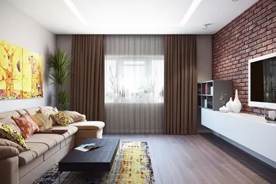 Интерьер гостиной комнаты 17 и 18 кв. м., фото дизайна - Интернет-журнал  Inhomes