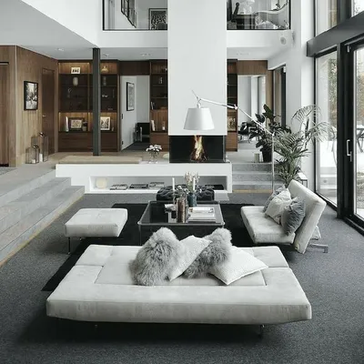 Гостиная в стиле Хай Тек (16 фото), варианты интерьера гостиной в стиле Hi  Tech | Houzz Россия