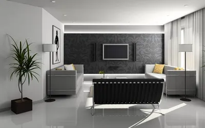 Гостиная в стиле хай-тек — Roomble.com