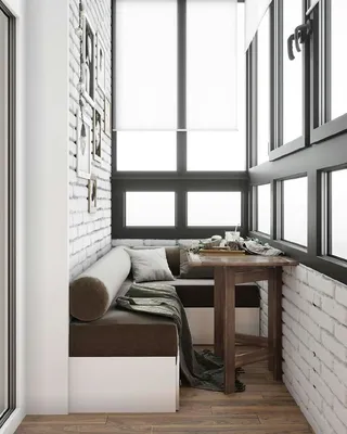 Дизайн интерьера балконов и лоджий фото