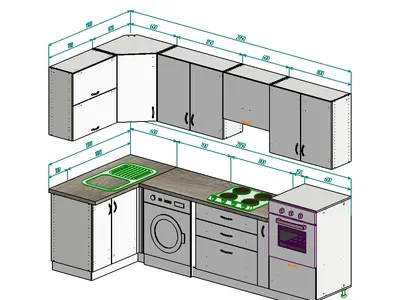 Картинка кухни с удобной мебелью