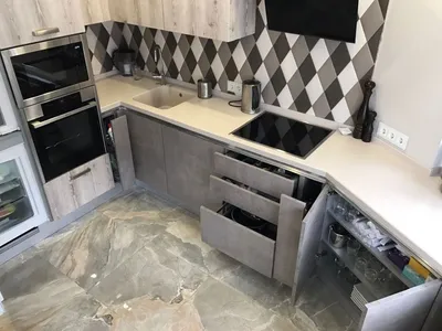 Кухня без ручек - фото, идеи, решения, плюсы и минусы.