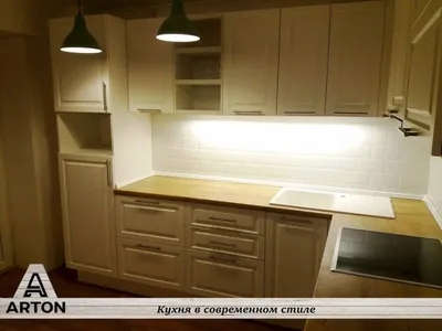 Картинка кухни из акрила с угловой раковиной