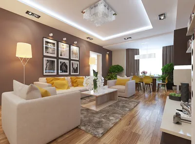 Дизайн-проект интерьера гостиной в Москве | L.DesignStudio
