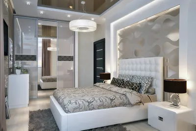 Дизайн спальни модерн фото