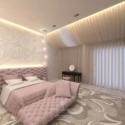 Дизайн спальни с гардеробной фото
