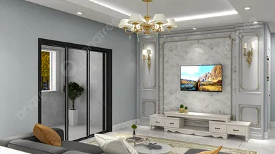 Как оформить тв в гостиной