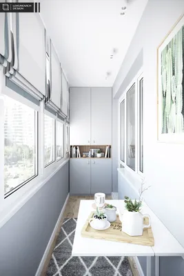 Дизайн узкого балкона фото