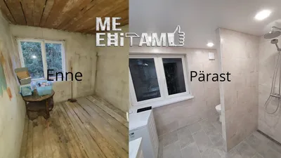 Стильная ванная комната в панельном доме