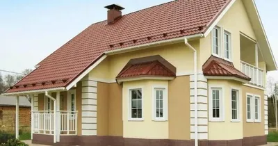 Изображение: Классический и изысканный дизайн фасада дома
