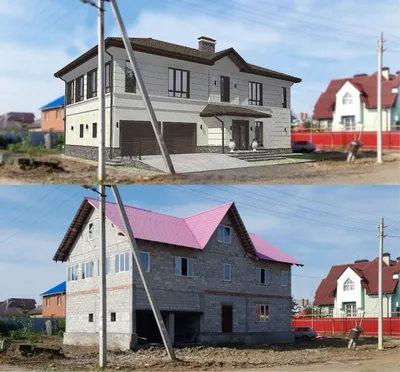 Картинка: Оригинальный и необычный дизайн фасада дома