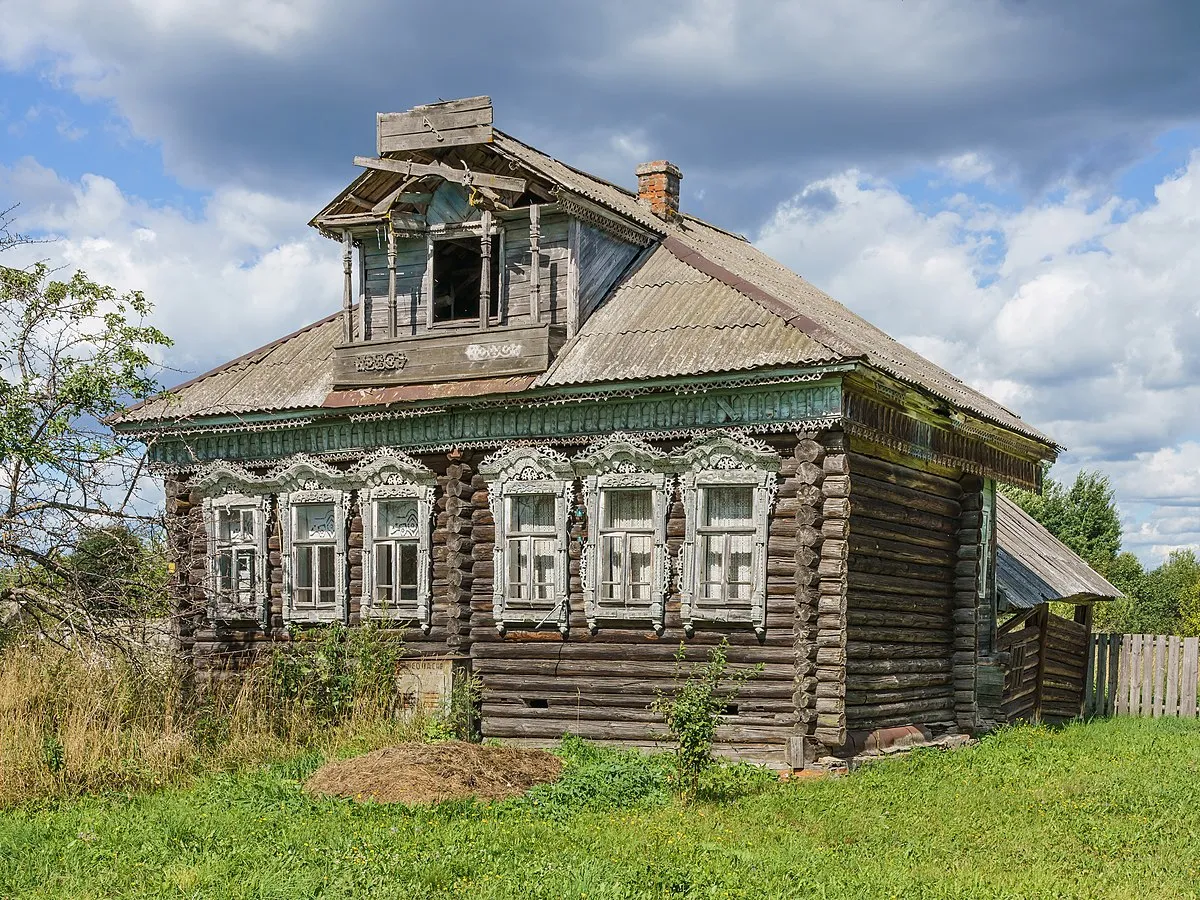Старинный деревянный дом с современным дизайном Старинный деревянный дом с современным дизайном