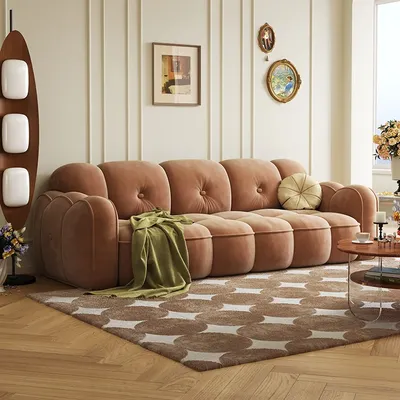 Дизайнерские диваны Arm для гостиной, дизайнерские диваны, диван-кровать,  ленивые изогнутые диваны для гостиной, домашняя мебель Velluto | AliExpress