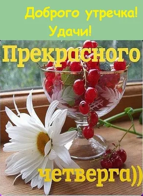 Картинки \"Доброе утро. Четверг\" (419 шт.)