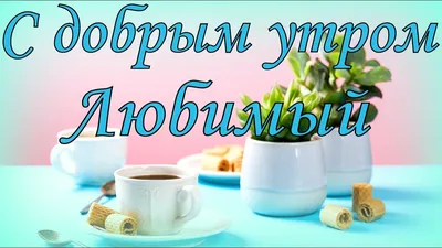 ♥️ С добрым утром любимый♥️прикольные пожелания с добрым утром и удачно...  | Доброе утро, День рождения, Открытки