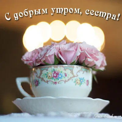 сестренка #доброеутро #чудесногодня #удачногодня #хорошегодня #сдобры... |  TikTok