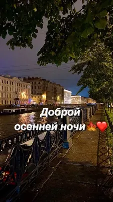 Осенние картинки \"Спокойной ночи!\" (178 шт.)