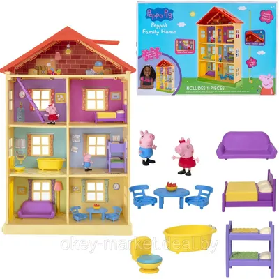 Большой дом Пеппы Peppa Pig (Свинка Пеппа) 00542 (ID#109818830), цена: 510  руб., купить на Deal.by