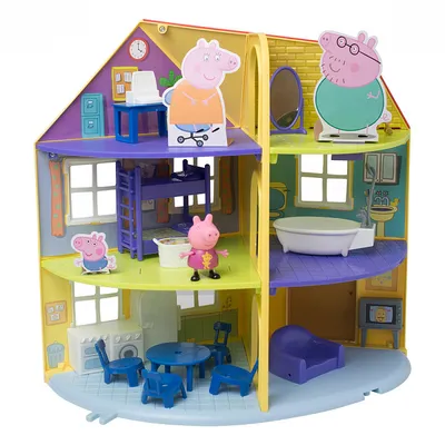 Игровой набор \"Домик свинки Пеппы\" Peppa Pig 4966442 купить в  интернет-магазине Wildberries