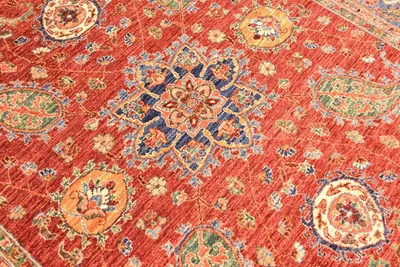 Восточный ковер бежевый Dovlet House Kazah 17 , дорогие ковры: фото, заказ  на ABITANT , Москва