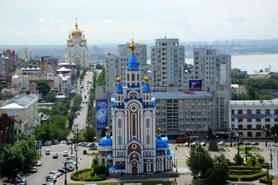 Набережная адмирала Невельского в городе \"Хабаровск\"