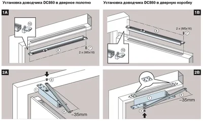 Установка и регулировка доводчика двери — от простого к сложному ✓  740.com.ua