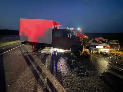 ДТП в Брянской области: столкнулись два большегруза