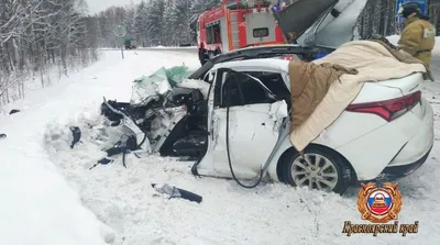 В Красноярском крае по факту смертельного ДТП следователями полиции  возбуждено уголовное дело