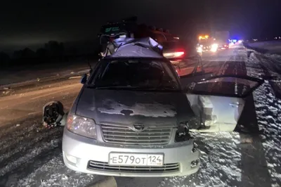 На юге Красноярского края в ДТП погиб водитель, пассажиры в тяжёлом  состоянии