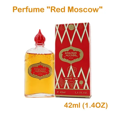 Perfume Krasnaya Moskva- Red Moscow 42ml (1.4 OZ) Novaya Zar - Inspire  Uplift