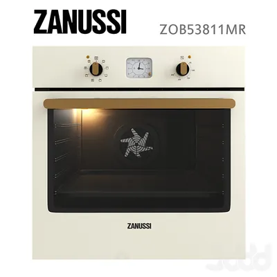 Встраиваемый духовой шкаф газовый ZANUSSI ZOG511211 W белый