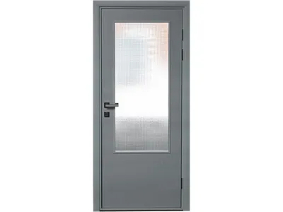 Входная пластиковая дверь в частный дом Орех (900×2100) INOX-040-NB -  Профиль-сервис