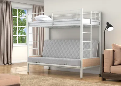 Двухъярусная кровать-диван Дакар 1 купить со скидкой 20 % в интернет  магазине с доставкой в Москва и область и сборкой
