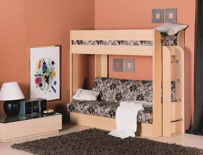 Кровать двухъярусная диван Дакар 2 Лофт