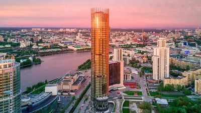 Екатеринбург - центр - Фото с высоты птичьего полета, съемка с  квадрокоптера - PilotHub